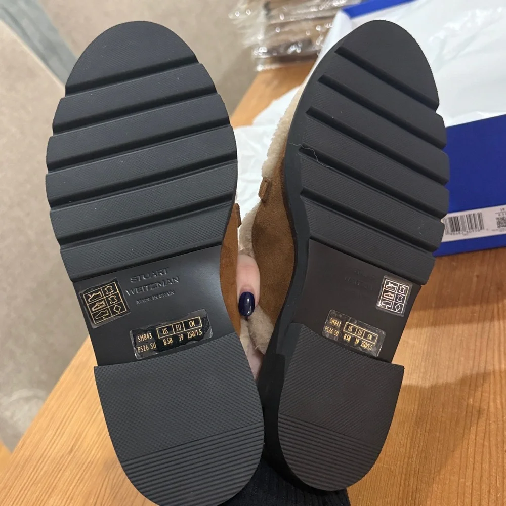 Stuart Weitzman Shearling Mule - Picture 7 of 11